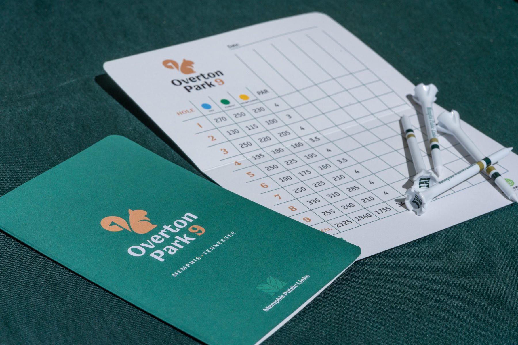 Scorecard for Overton Park 9 (Golf)