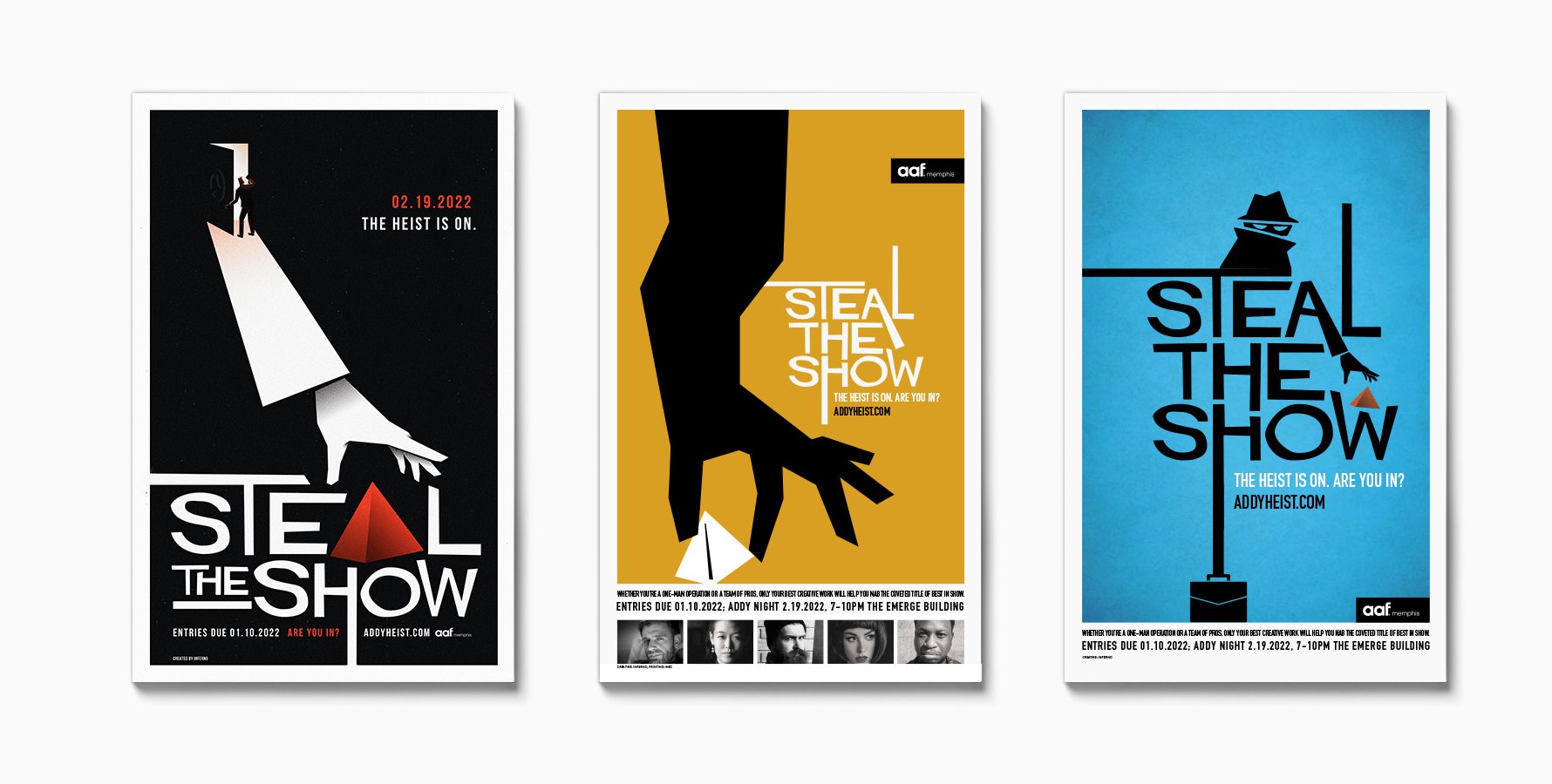 Posters for aaf Memphis Addys (Event Design)