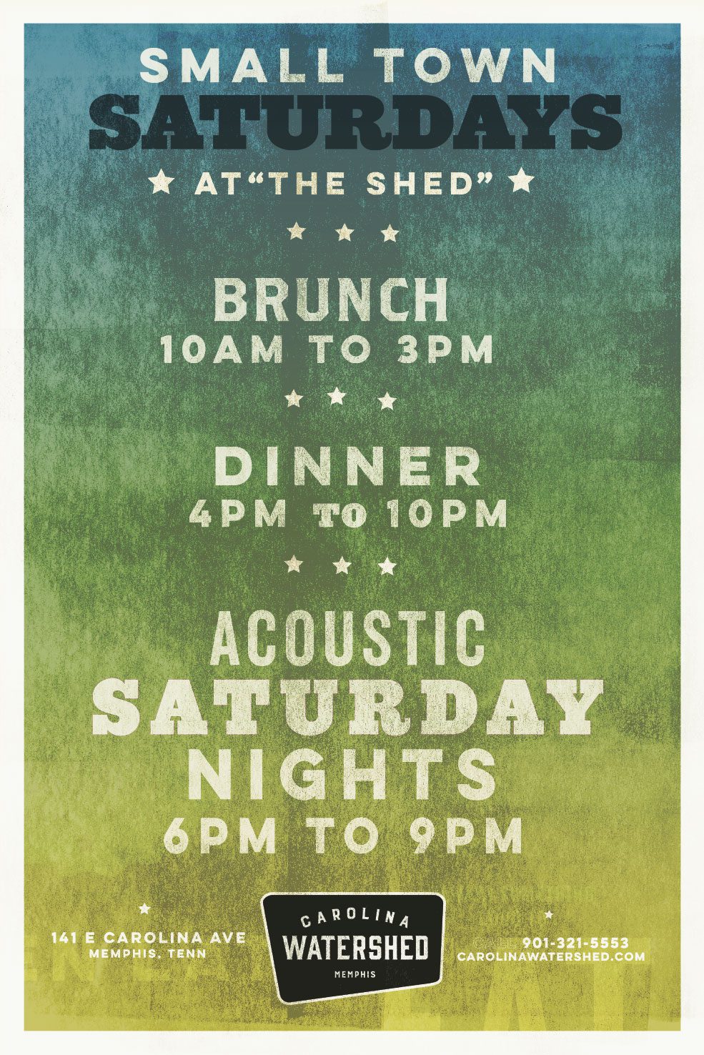 Poster for Carolina Watershed (Restaurant)