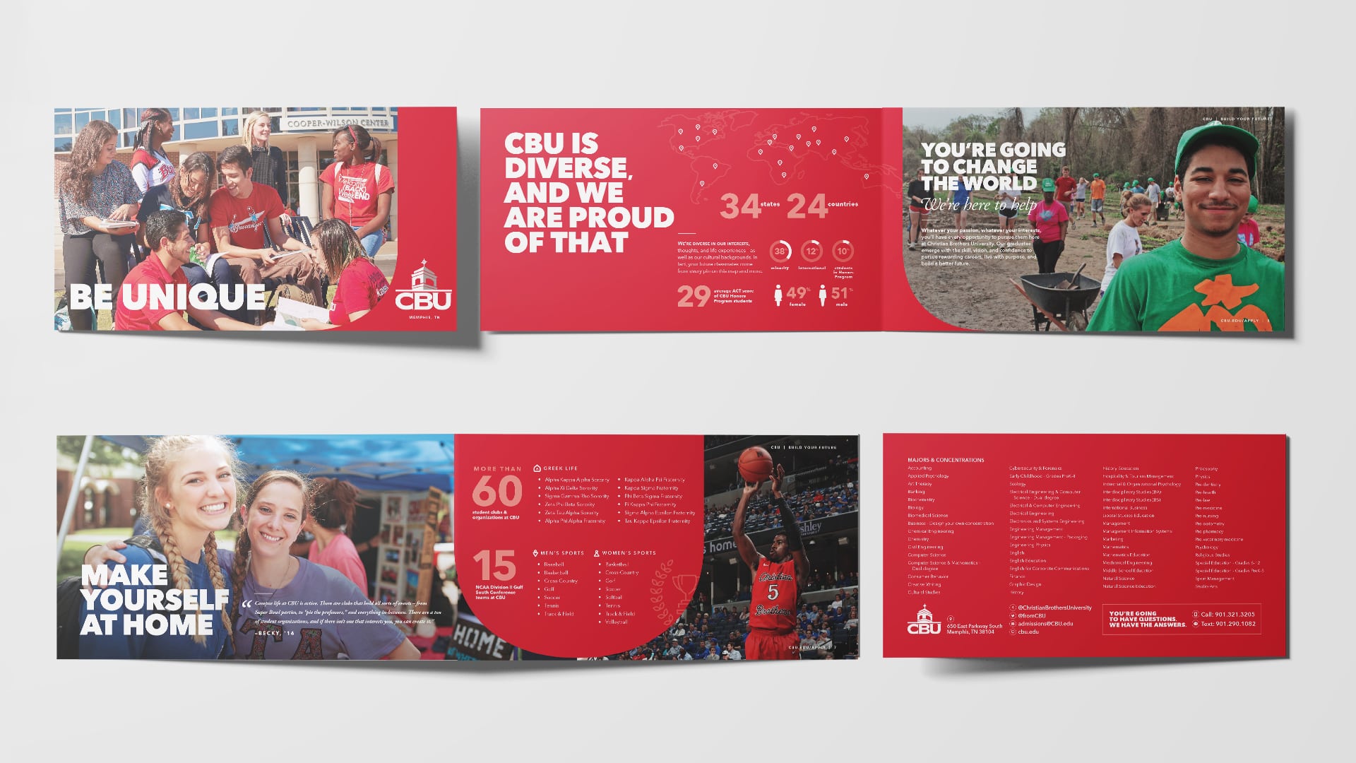 Look book for Christian Brothers University